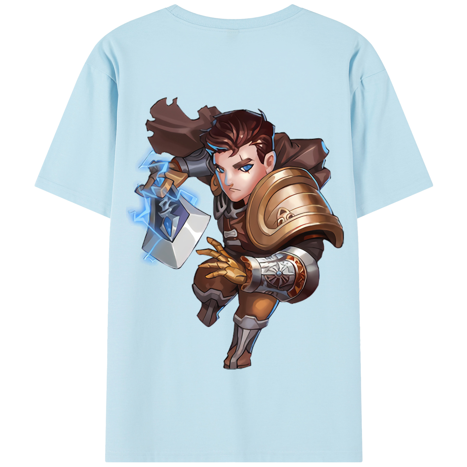 リーグ・オブ・レジェンド League of Legends LOL 綿100％半袖Tシャツ（背面プリント）